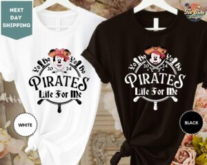 A Pirate'S Life For Me, Pirate Themed Tee, Pirates Family Shirt, Disney Cruise Shirt, Disney Pirate Shirt