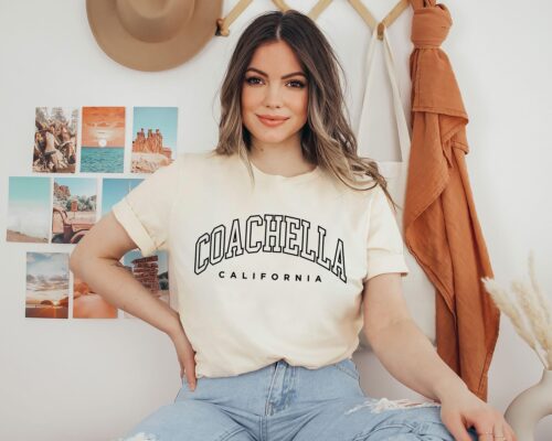 Coachella Unisex T-Shirt | Coachella California Sweater | Coachella Sweatshirt | Coachella Shirt | West Coast Shirt | Coachella Valley Tee