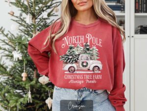 Comfort Colors Christmas Sweatshirt, Holiday Sweatshirt, Christmas Sweater Comfort Colors, Christmas Comfort Colors Sweatshirt, Vintage