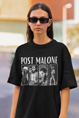 Cowboy Post Cropped Tee - F 1 Trillion Country Shirt, Malone Shirt, Western Graphic Tee, Concert Shirt, Festival Shirt, Had Some Help, Posty