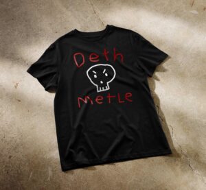 Deth Metle, Death Metal T-Shirt Heavy Metal Emo Shirts