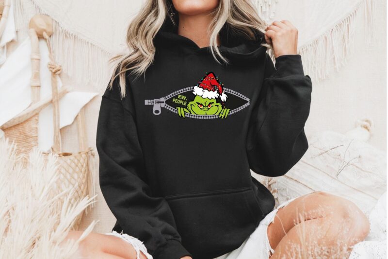 Ew People Whoville Hoodie, Christmas Grinch Jumper, Christmas Green Goblin Grinchmas Hoodie, Ew Grinch Face Hoodie,Christmas Gift#238