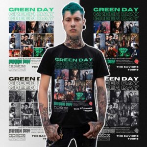 Green Day Shirt Design , Green Day Design , The Saviors Tour Shirt Design, Punk Rock Design, Green Day T-Shirt, Concert Tee Design, File