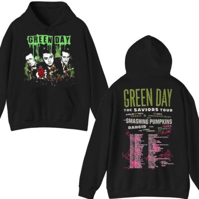 Green Day Tour Unisex T-Shirt Iconic Band Merch | Rock Concert Apparel Vintage