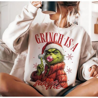 Grnc Is A Swiftie Sweatshirt, Merry Swiftmas Sweatshirt, Merry Christmas