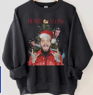 Home Alone, Post Malone, Christmas Shirt