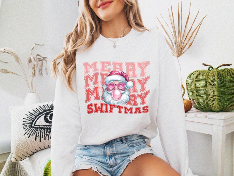 Merry Swiftmas - Unisex Sweatshirt -- Swiftie Christmas, Swiftie Merch, Eras Tour Merch, Music Lover, Tortured, Lover