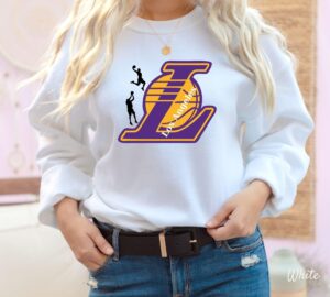 Nba Basketball Sweatshirt, Los Angeles Lakers Sweater, Lebron James Tee, Kobe Bryant Shirt - Unisex Heavy Blend Crewneck Sweatshirt.