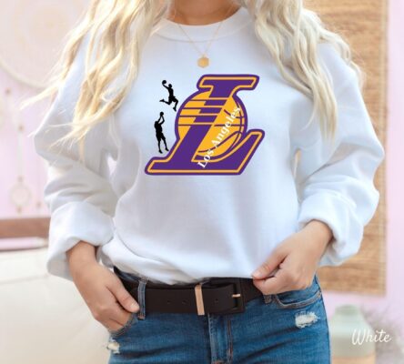 Nba Basketball Sweatshirt, Los Angeles Lakers Sweater, Lebron James Tee, Kobe Bryant Shirt - Unisex Heavy Blend Crewneck Sweatshirt.