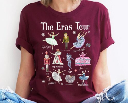 Nutcracker Eras Tour Shirt | Eras Tour Nutcracker'S Ts Version Tshirt | Nutcracker Ballet Tee Matching Party | Cute Christmas Sweater