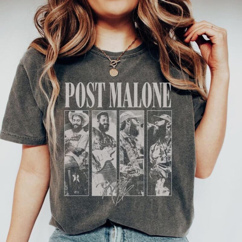 Post Malone Shirt, Cowboy Post Shirt, Posty Rap Shirt, Malone Music The Album Shirt, Concert Shirt, Festival Shirt, Posty Graphic Shirt