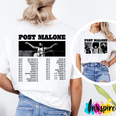 Post Malone Shirt, Music The Album Shirt, Posty Tour 2024 Shirt, Post Malone Concert, Malone Rap Music Shirt, Post Malone F1 Trillion Tour