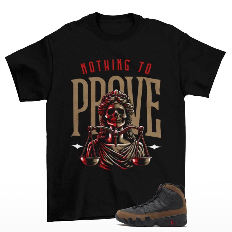 Proof Jordan 9 Retro Olive Matching Sneaker Tee Shirt