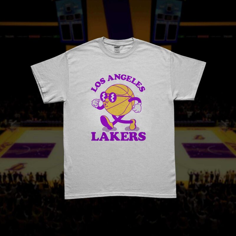 Retro Vintage Los Angeles Lakers Logo T-Shirt