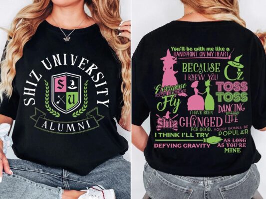 Shiz University Shirt, Wicked Shirt, Shiz University Logo Shirt, Wicked The Musical, Funny Halloween Shirt