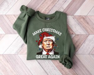 Trump Christmas Sweatshirt, Make Christmas Great Again, Trump Sweater, Holiday Sweater, Christmas Shirt, Christmas Gift, Maga, Trump 2024