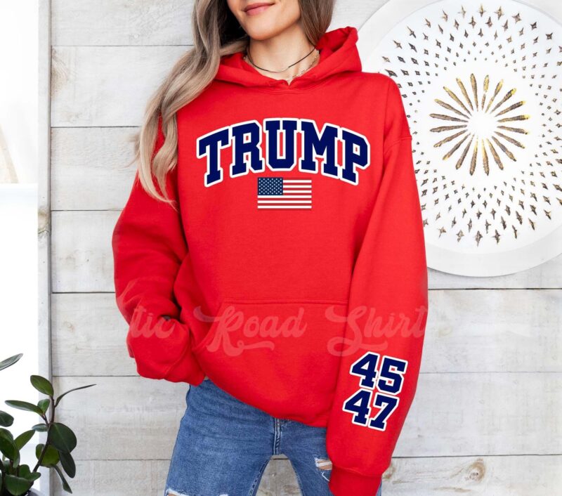 Trump Sweatshirt, 47th President Sweatshirt, Trump Hoodie, Trump 2024, Trump Vance Sweatshirt