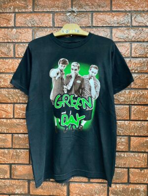 Vintage 00s Green Day Line Up Band Photo T Shirt / 90s Pop Punk / Billie Joe / Punk Rock T Shirt Size L