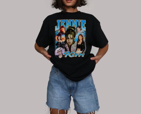 Vintage Bootleg Jennie Kim T-Shirt, 90s Retro Jennie Kim Graphic Tee, Jennie Kim Hiphop Rapper Shirt, Jennie Kim Fan Gift