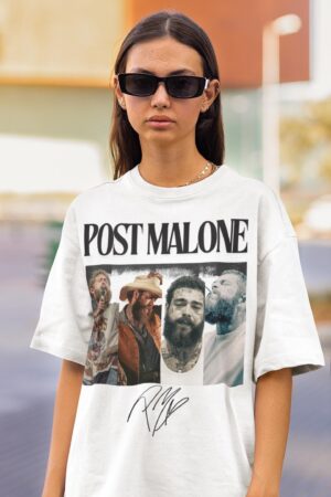 Vintage Post Malone Shirt, Malone Rap Music Lover T-Shirt, Post Malone F1 Trillion Tour Tee, Posty Rapper Shirt, Malone Music The Album Tee