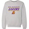 Vintage Style Embroidered Los Angeles Basketball Sweatshirt.