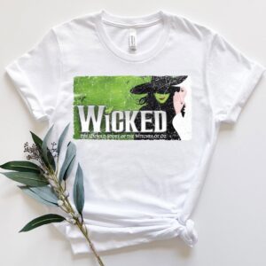 Wicked Broadway Musical T-Shirt, Witch Shirt, Halloween Shirt, Musical Shirt, Broadway Shirt, Wicked Witch Shirt, Spooky Season Tops