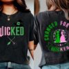 Wicked Change For Good Glitter Shirt | Defy Gravity Broomstick Magic Wand Shirt | Wizard Of Oz Movie Shirt | Witch Pink And Green Shirt