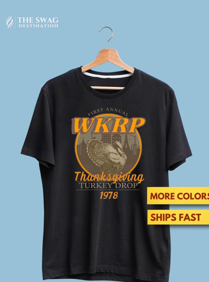 Wkrp Turkey Drop Shirt, Wkrp In Cincinnati Shirt, Thanksgiving Turkey Drop Ultra Soft Shirt