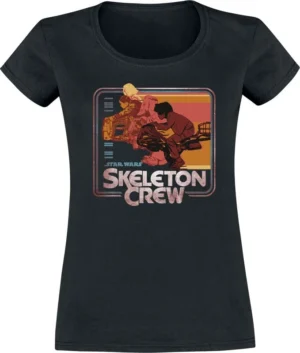 Skeleton Crew Retro Riding T Shirt Star Wars T-Shirt