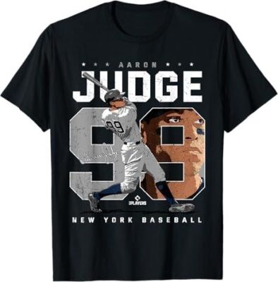 Aaron Judge Number Portrait Shirt New York MLB Fan Favorite