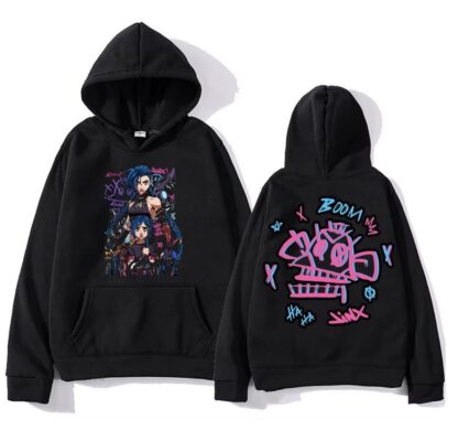 Arcane Jinx Graphic Hooded Fleece Unisex Hoodie