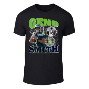 Black Seattle Geno Smith Bootleg Style Shirt