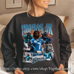 Brian Thomas Jr Vintage 90s Graphic Style Sweatshirt