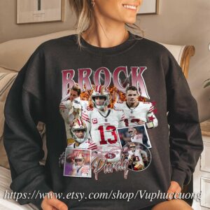 Brock Purdy Vintage 90s Graphic Style Sweatshirt