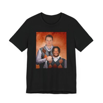 Cincinnati Football Joe Burrow, Ja'Marr Chase Step Brothers T-Shirt