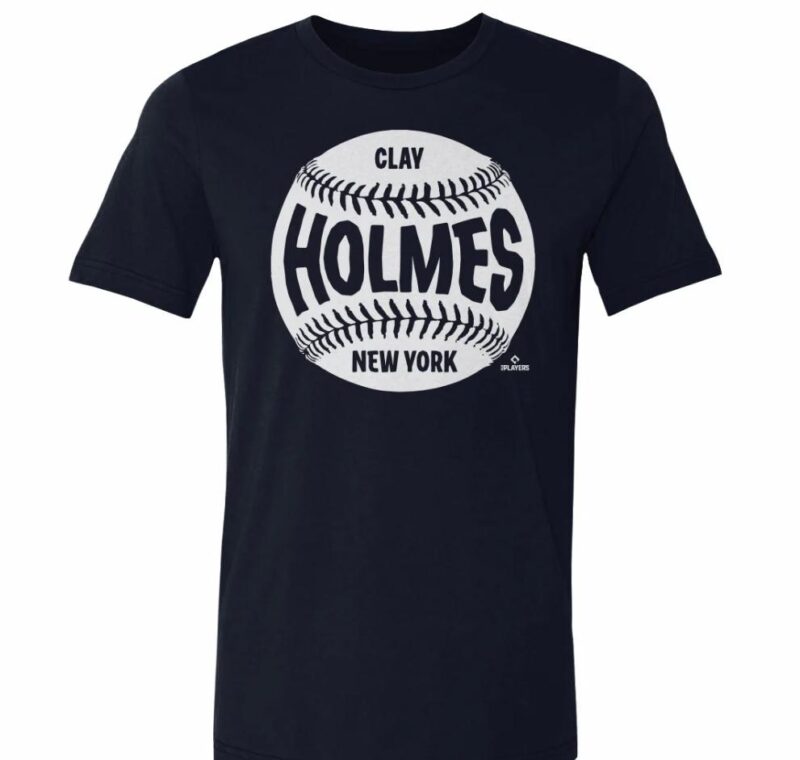 Clay Holmes New York Y Baseball WHT T-shirt