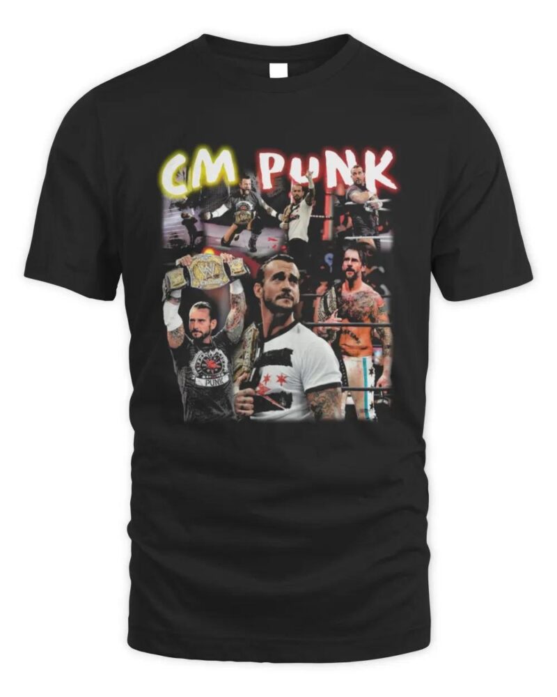 CM Punk Unisex Vintage 90s Shirt