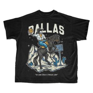 Dallas Basketball He Came From Foreign Land T-Shirt