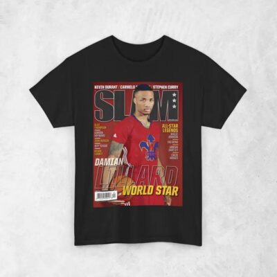 Damian Lillard All Star NBA SLAM Cover Shirt