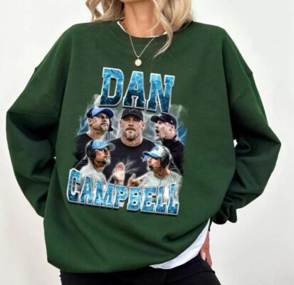 Dan Campbell Bootleg Sport Vintage Sweatshirt, Dan Campbell Lions Sweatshirt