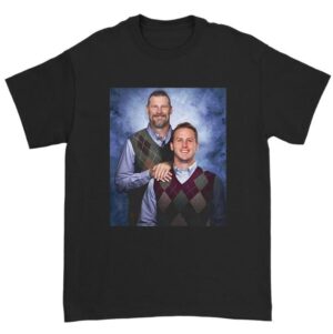 Dan Campbell Jared Goff Step Brothers Detroit Football T-Shirt