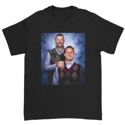 Dan Campbell Jared Goff Step Brothers Detroit Football T-Shirt