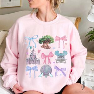 Disney Coquette Bows Magic Kingdom Sweatshirt