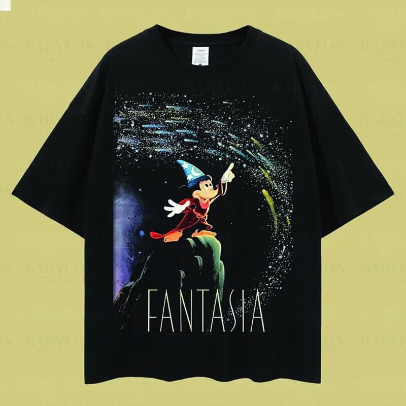 Disney Fantasia Sorcerer Mickey Mouse Magic Shirt