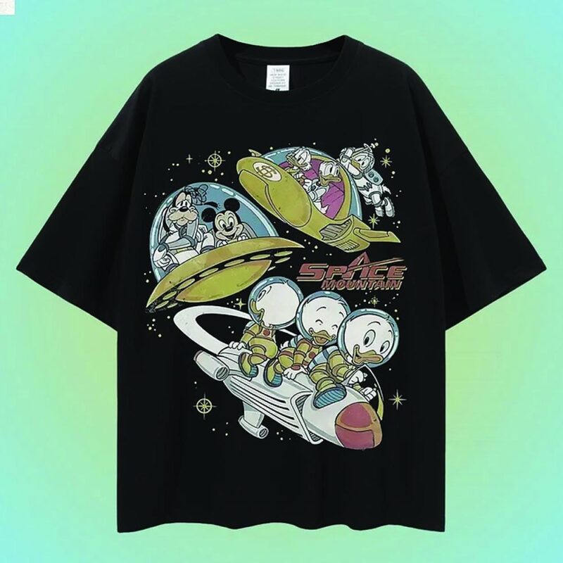 Disney Space Mountain Mickey And Friends Shirt