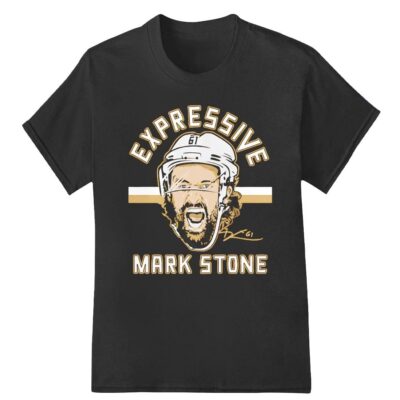 Expressive Mark Stone big head signature shirt