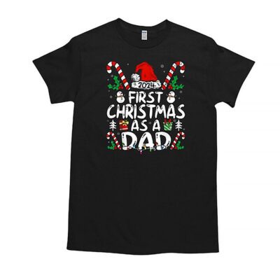 First Christmas As A Dad T Shirt