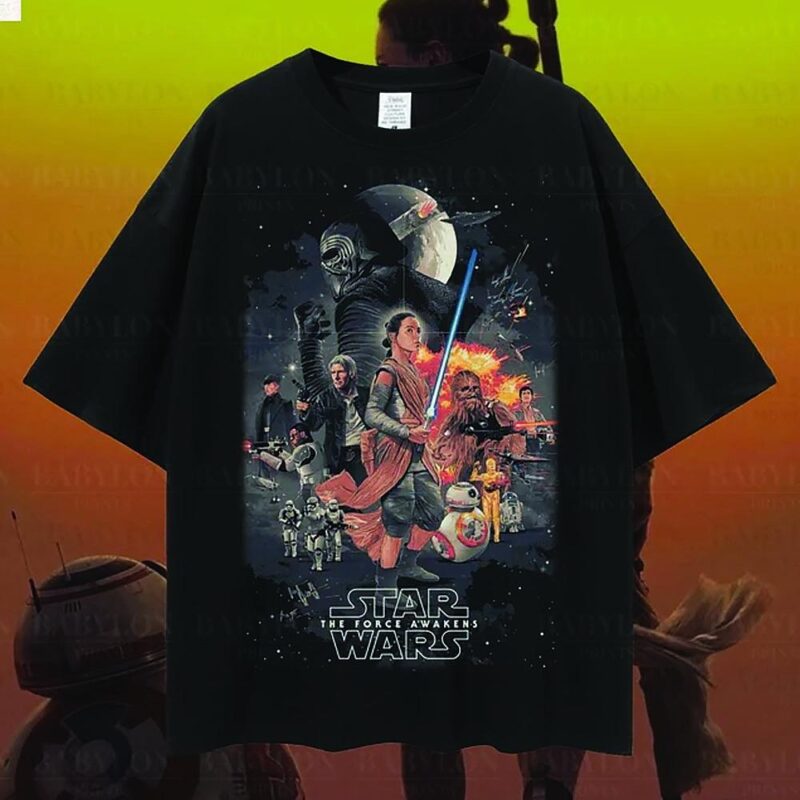 Force Awakens Movie Star Wars Sequels Disney Shirt