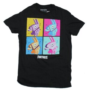 Fortnite Epic Games Pop Colored Llama Heads Shirt