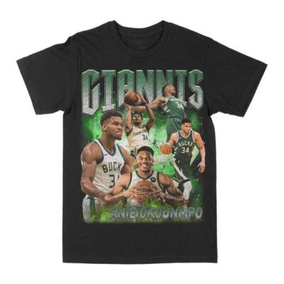 Giannis Antetokounmpo Graphic Tee Shirt